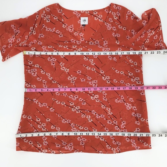 Cabi Clothing Split Sleeve Top, #5712, Medium - Picture 14 of 16